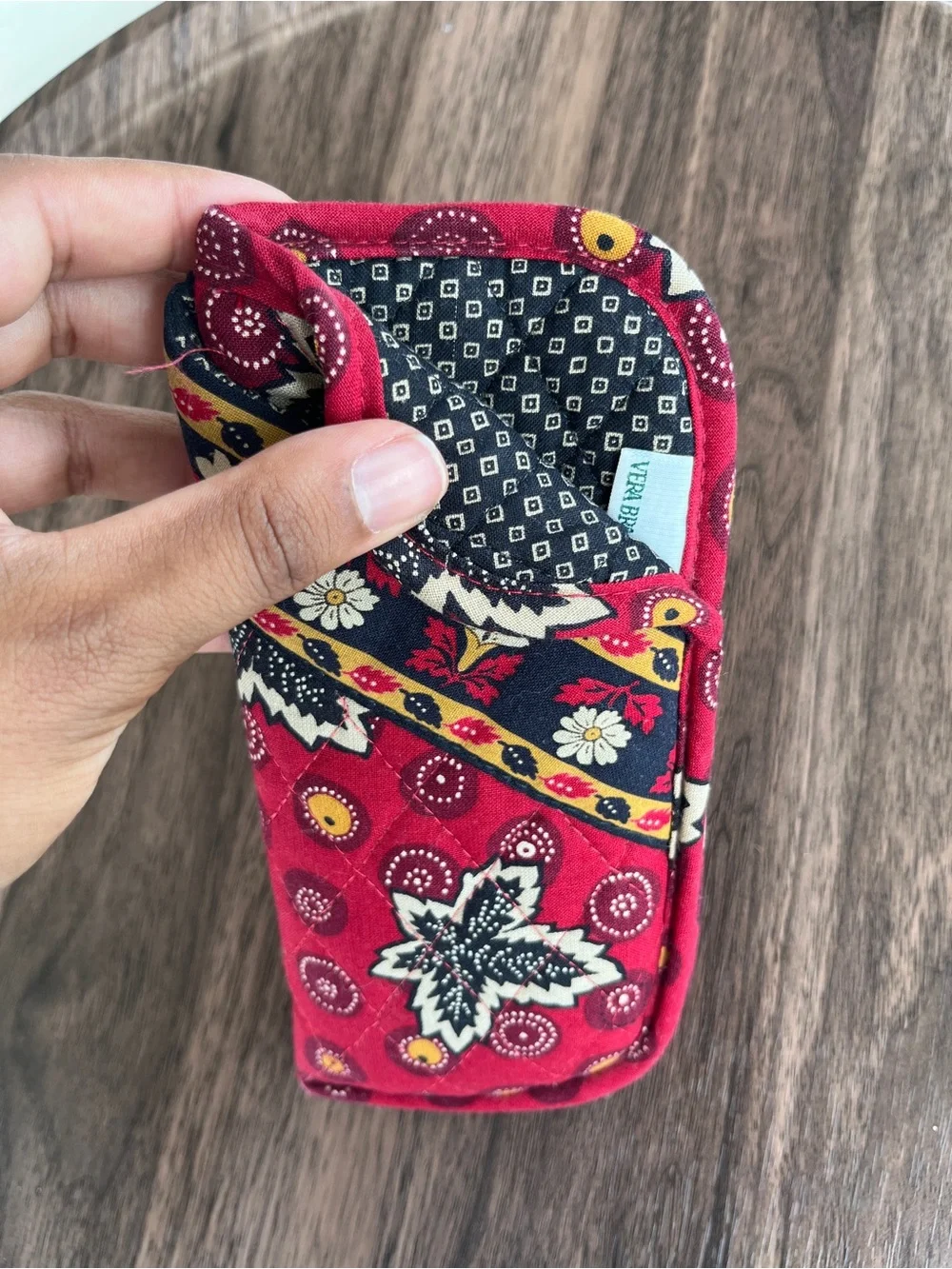 Vera Bradley Red Coin Eyeglasses Case